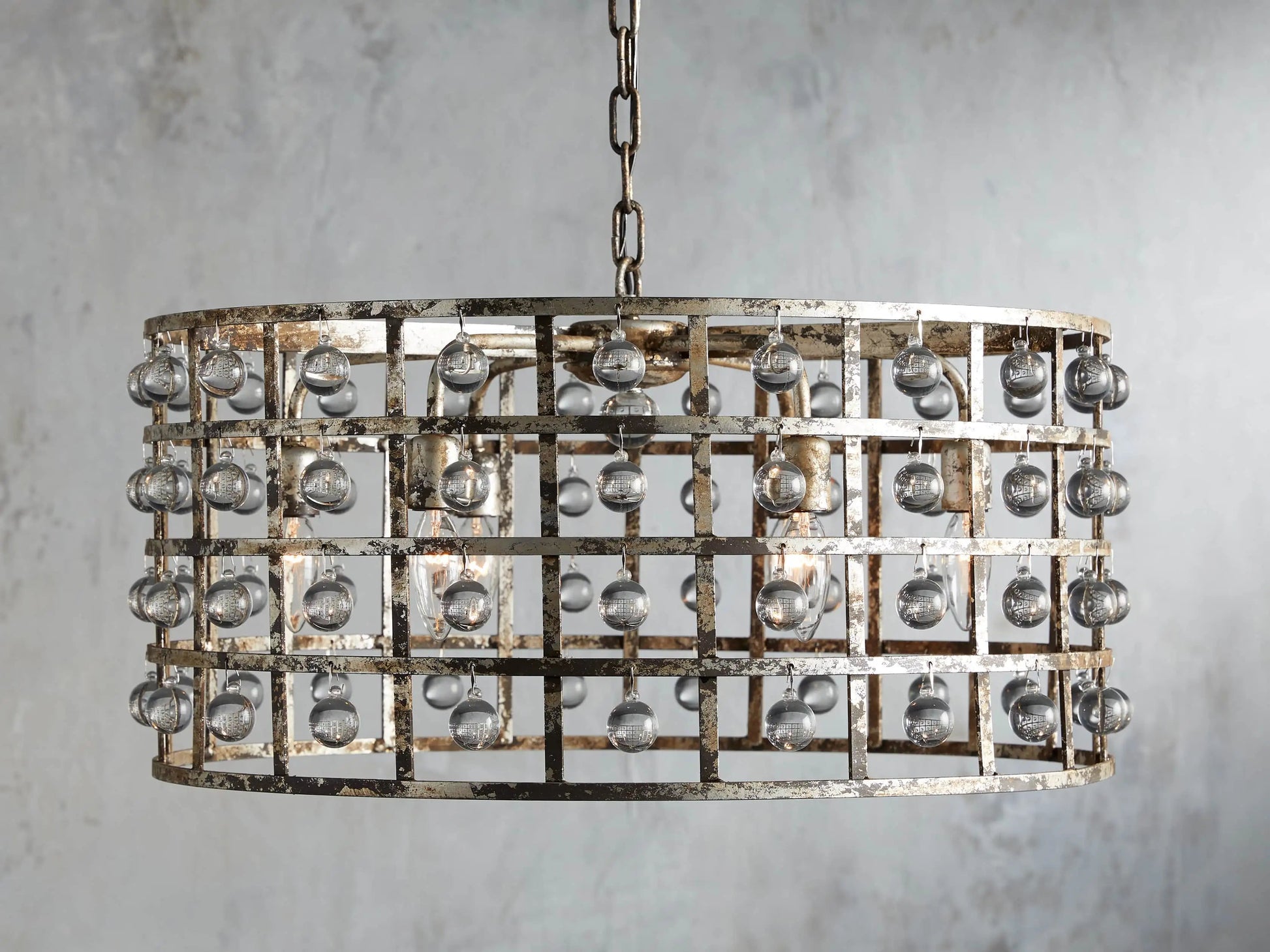 La Cage Round Chandelier - Camilalamps - CA - 636H03