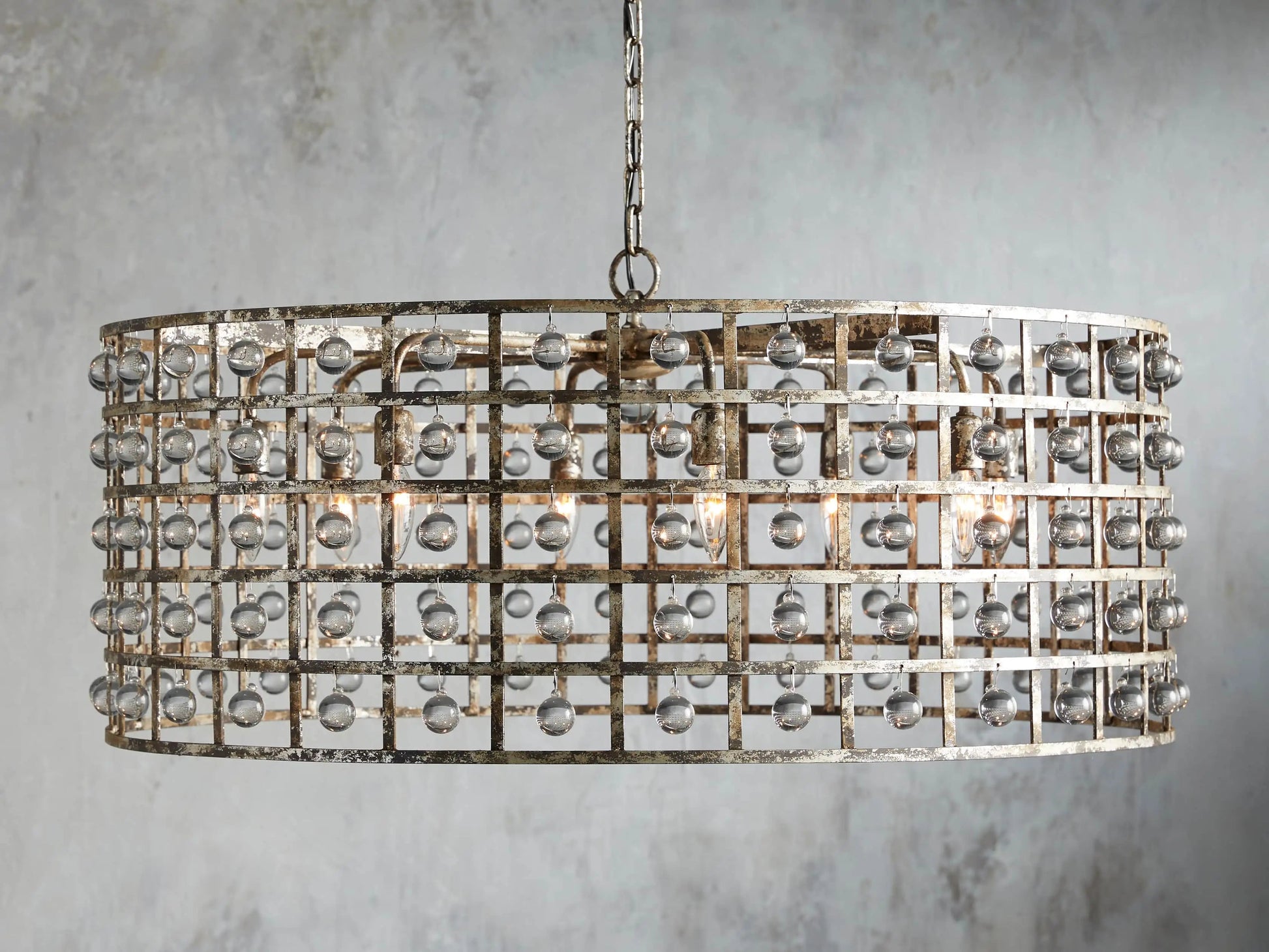 La Cage Round Chandelier - Camilalamps - CA - 636H03