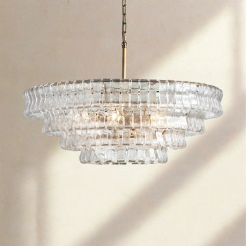 Ghiaccio Round Chandelier 24" 36" 48" 60"