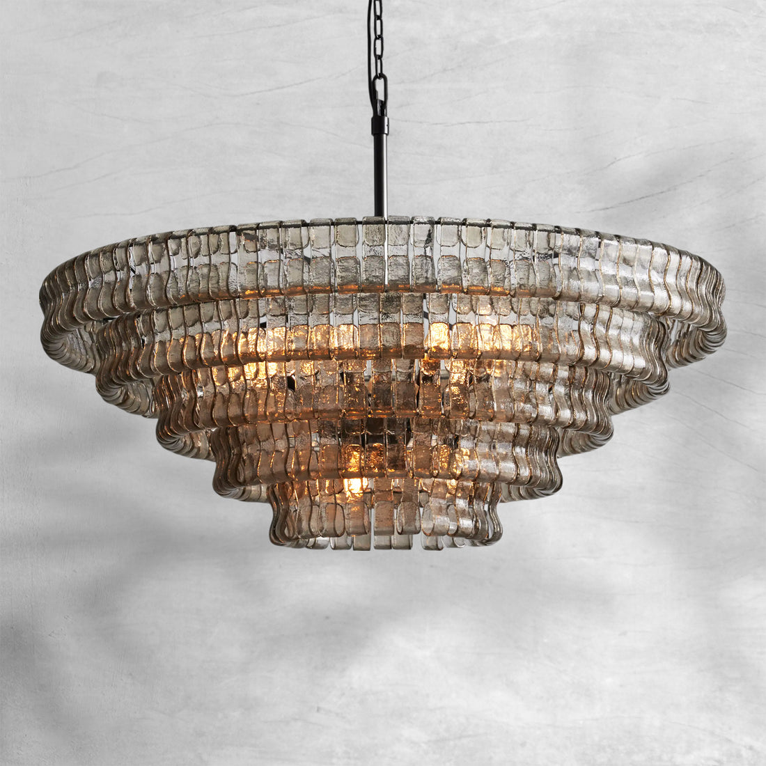 Ghiaccio Round Chandelier 36"48"