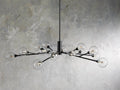 Sayre Round Clear Glass Globe Chandelier - Camilalamps - CAA - 10019A0