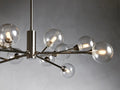 Sayre Round Clear Glass Globe Chandelier - Camilalamps - CAA - 10019A0