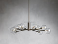 Sayre Round Clear Glass Globe Chandelier - Camilalamps - CAA - 10019A0