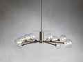 Sayre Round Clear Glass Globe Chandelier - Camilalamps - CAA - 10019A0