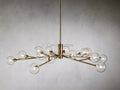 Sayre Round Clear Glass Globe Chandelier - Camilalamps - CAA - 10018A8