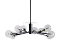 Sayre Round Clear Glass Globe Chandelier - Camilalamps - CAA - 10019A0