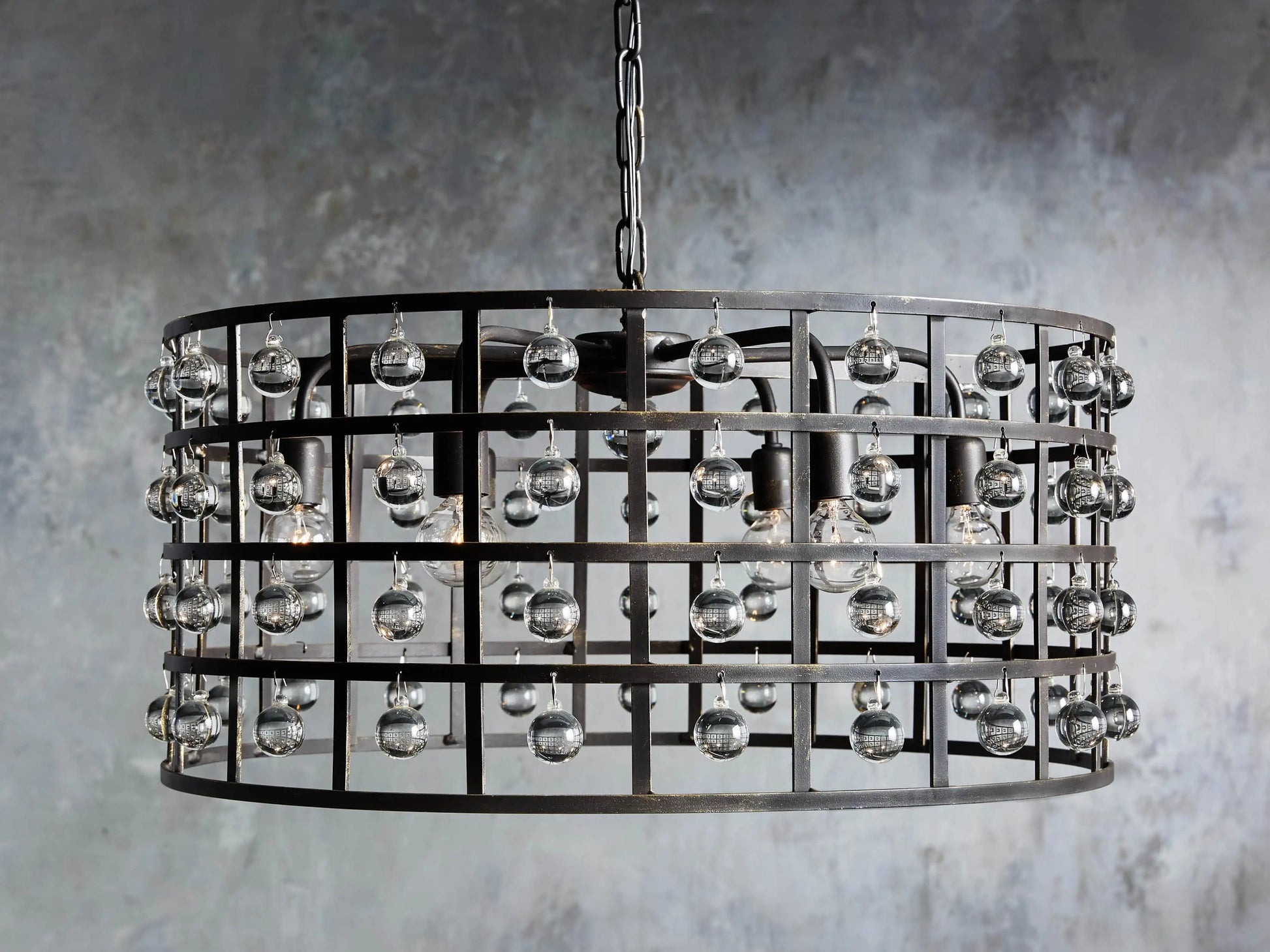 La Cage Round Chandelier - Camilalamps - CA - 636H139