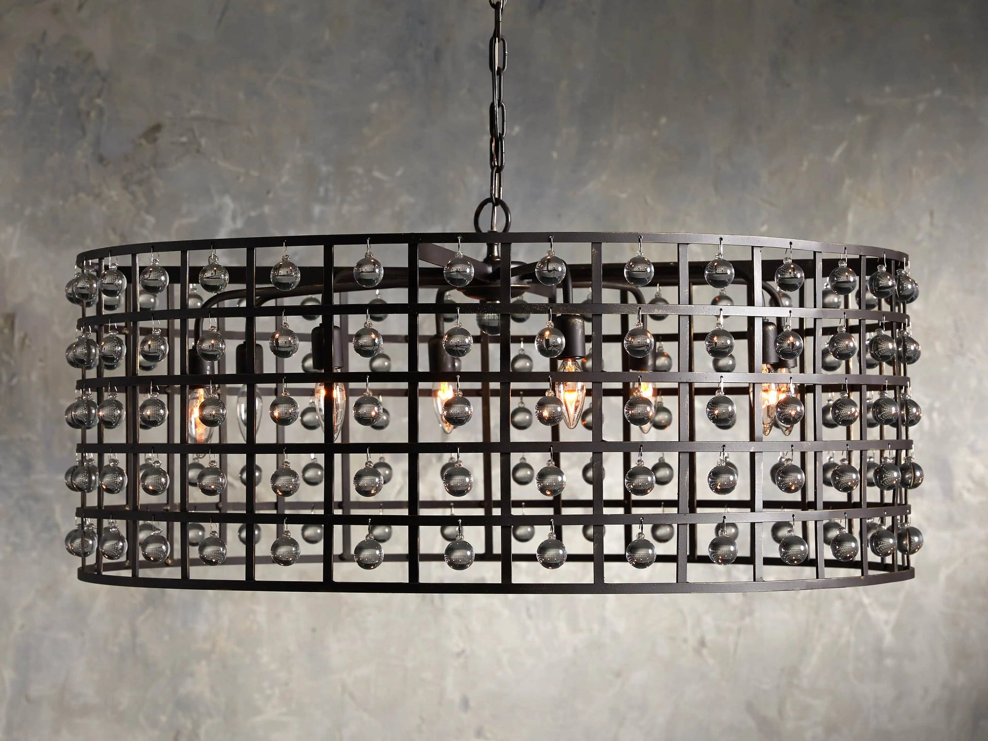 La Cage Round Chandelier - Camilalamps - CA - 636H153