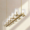 Paricia Glass Linear Chandelier 49