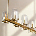 Paricia Glass Linear Chandelier 49
