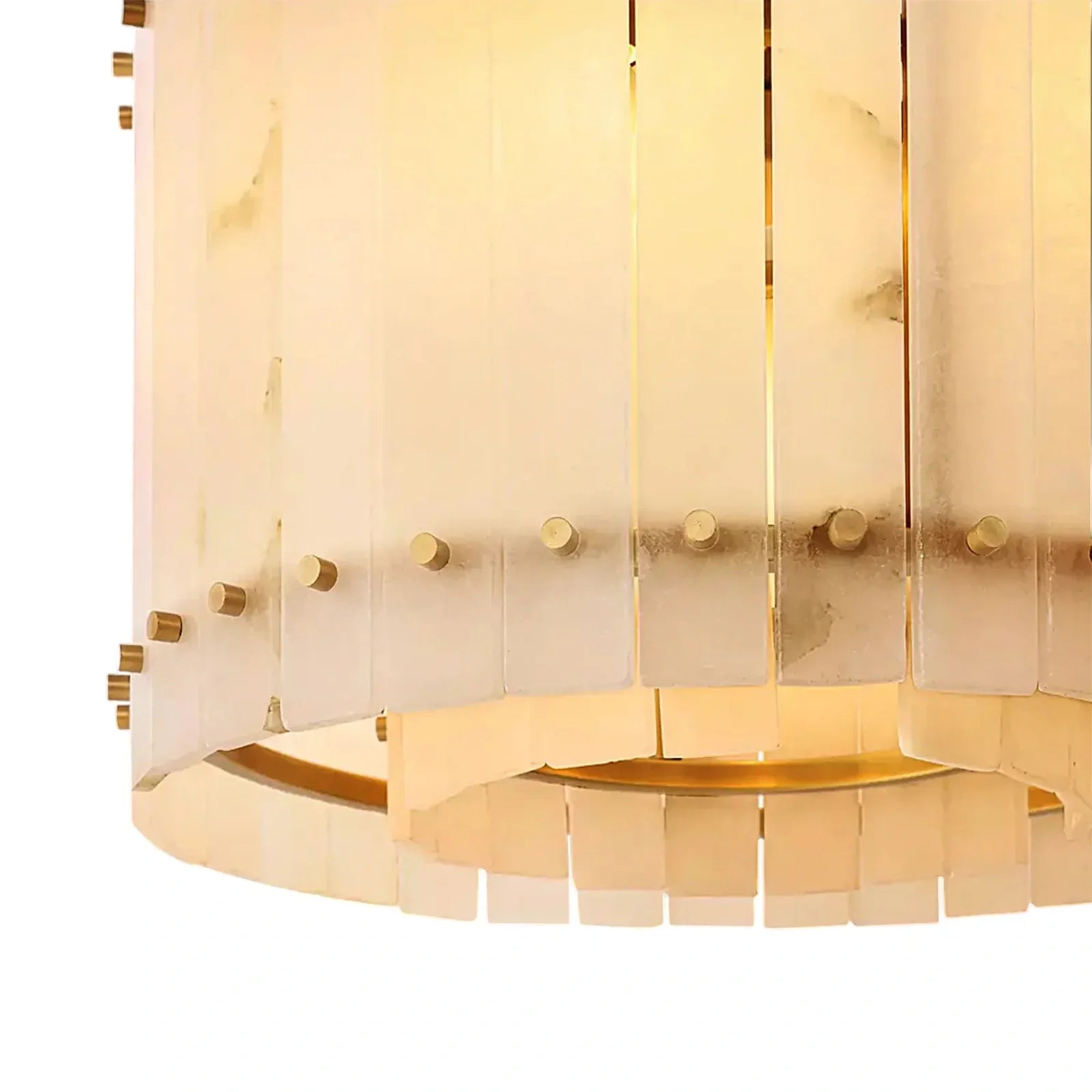 Marcus Alabaster Round Chandelier - Camilalamps - CA - RH - CH - 2552649