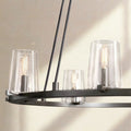 Pauillac Clear Glass Round Chandelier - Camilalamps - EDC-11