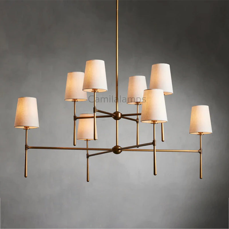 Rhodes 2-Tier Round Chandelier