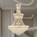 Chrome 24 - Light Crystal Chandelier for High Ceilings - Camilalamps - CA-B0FPX75D2H