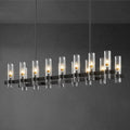 60 Inch Gold Chandelier, Wagon Wheel Chandelier with Glass Shade, 20 - Lights Large Round Modern Farmhouse High Ceiling Pendant Lighting Fixture for Dining Room, Living Room, Kitchen, Foyer - Camilalamps - B0DDBZJVTG