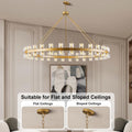 Gold Wagon Wheel Chandelier 60