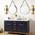 19.7'' Wall Sconces Set of 2, Natural Alabaster Wall Light, Indoor Vanity Light Fixtures for Bathroom,Black Bedside Wall Lamp Perfect for Hallway, Living Room,Bedroom,Stairs(Gift Bulb) - Camilalamps - B0CHYF9LZM