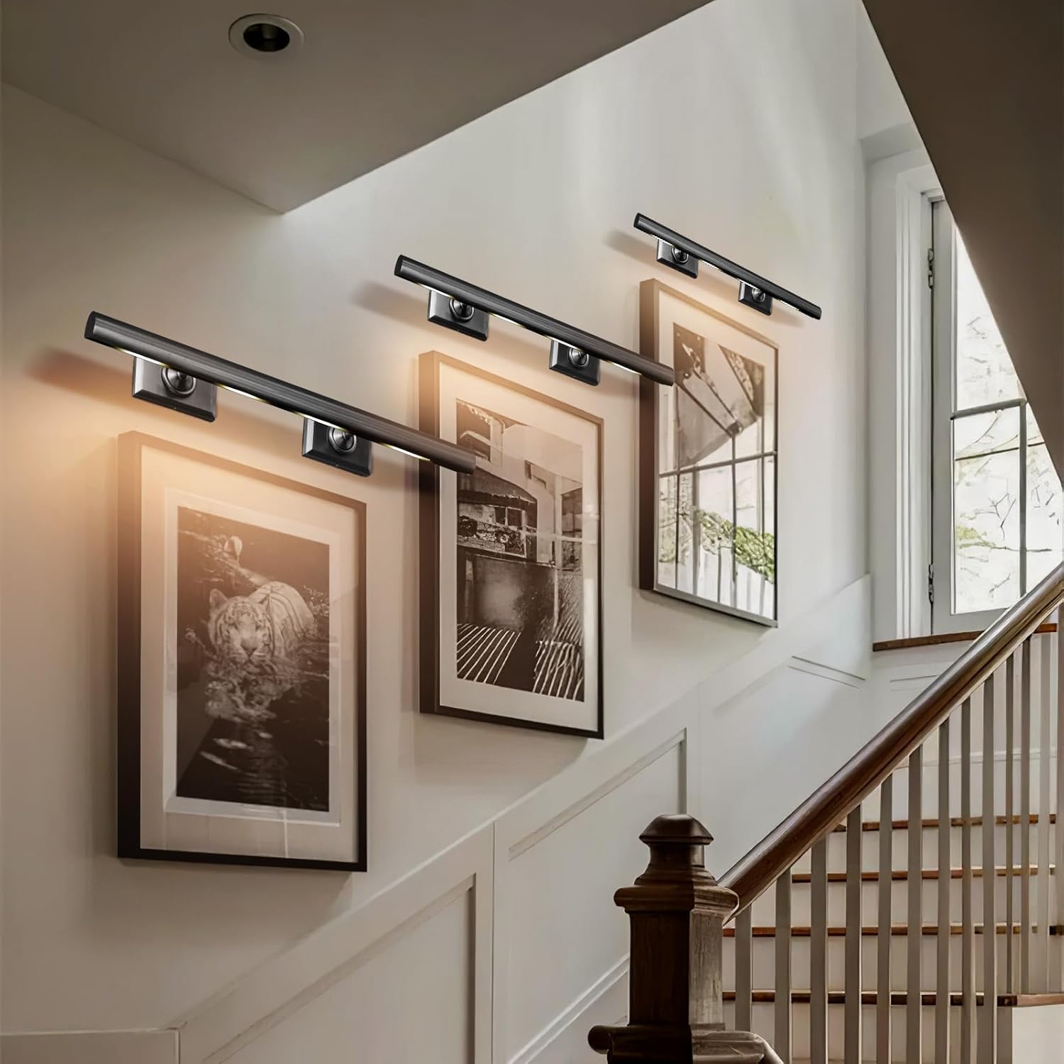 30 - Inch Hardwired Brass Picture Light with Dimmable LEDs - Camilalamps - CA-B0FCS719QP