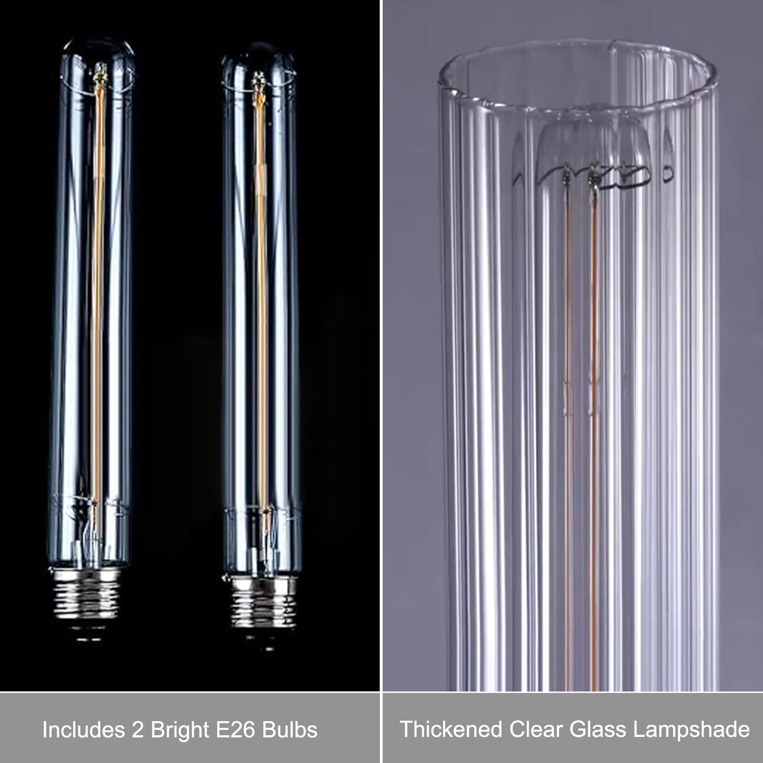 Elegant Black Water Ripple Wall Sconce Set – 2 Pack - Camilalamps - CA-B0CQN9TCRG