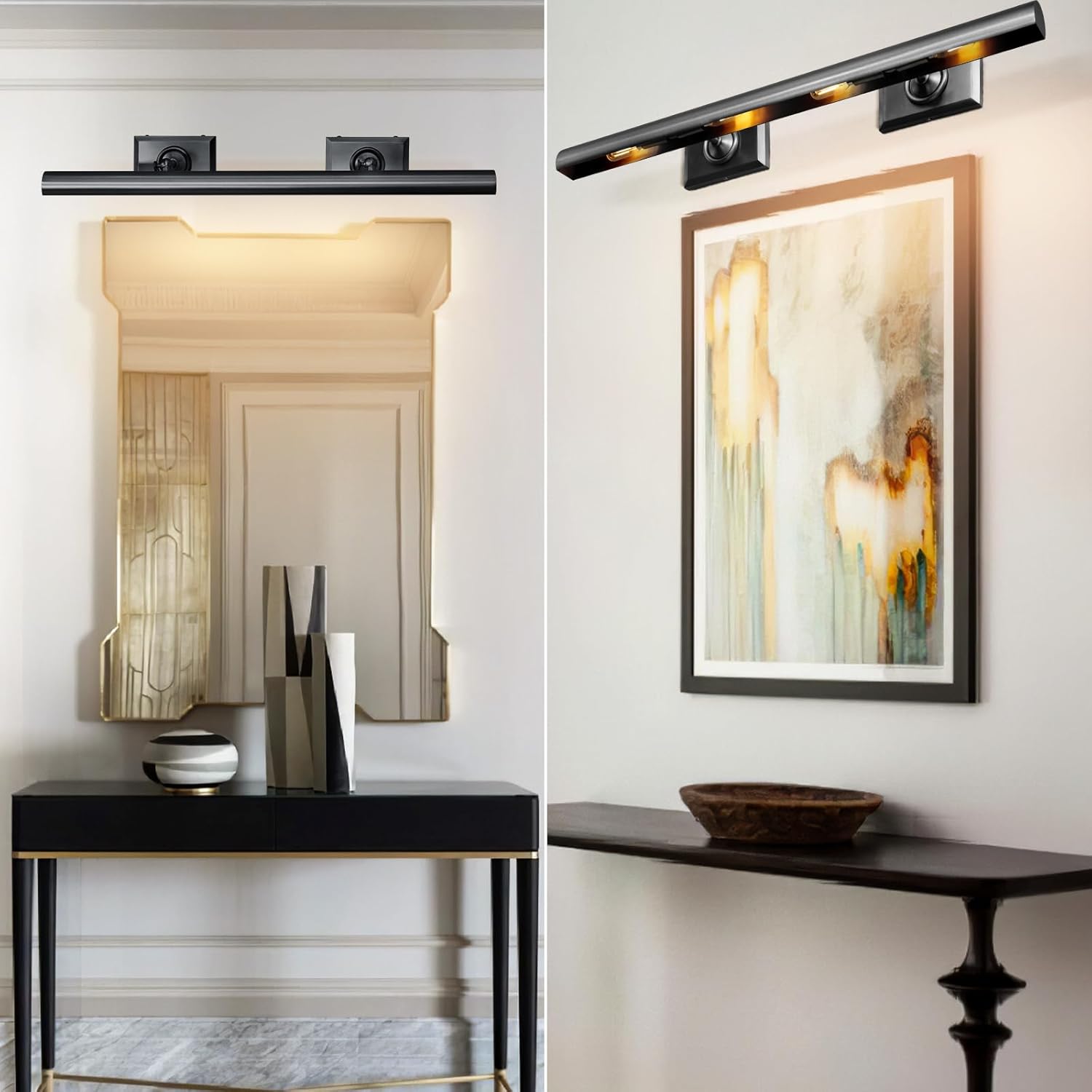 30 - Inch Hardwired Brass Picture Light with Dimmable LEDs - Camilalamps - CA-B0FCS719QP