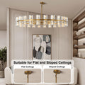 48 Inch Black Wagon Wheel Chandelier with Crystal Shade, 48 Lights, Modern Farmhouse Style, Ideal for Dining Room, Kitchen, Entryways - Camilalamps - B0DPJY8R54