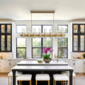 60 Inch Gold Chandelier, Wagon Wheel Chandelier with Glass Shade, 20 - Lights Large Round Modern Farmhouse High Ceiling Pendant Lighting Fixture for Dining Room, Living Room, Kitchen, Foyer - Camilalamps - B0CNRHR35D