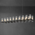 60 Inch Gold Chandelier, Wagon Wheel Chandelier with Glass Shade, 20 - Lights Large Round Modern Farmhouse High Ceiling Pendant Lighting Fixture for Dining Room, Living Room, Kitchen, Foyer - Camilalamps - B0DDBTTX9F