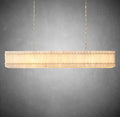 Sun Marcus Alabaster Linear Chandelier 54