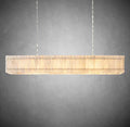 Sun Marcus Alabaster Linear Chandelier 54