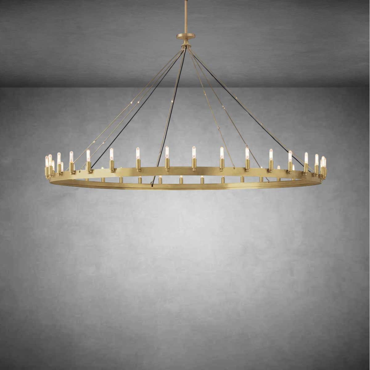 Coviro Round Outdoor Chandelier - Camilalamps - CA-CH2566
