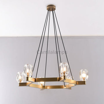Valor Crystal Round Modern Chandelier