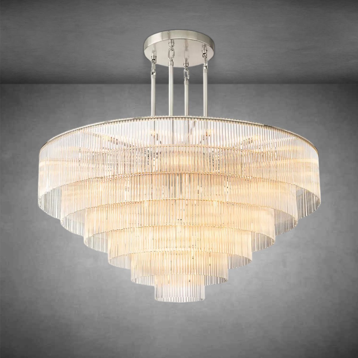 Amadeon Round Chandelier 60" - Camilalamps - CA - Amadeon - RC06