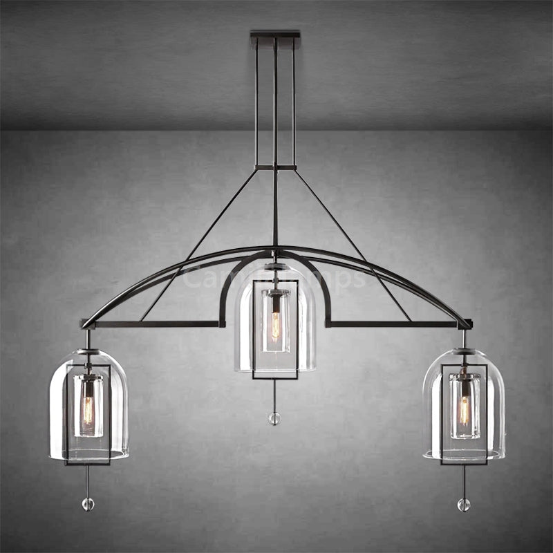 Fulcrun Linear Chandelier 73" 3-Lights