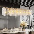 Gold Tree Branch Crystal Chandelier 47.2