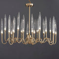 8141R Brass Glass chandelier - Camilalamps - Ca-1K1053