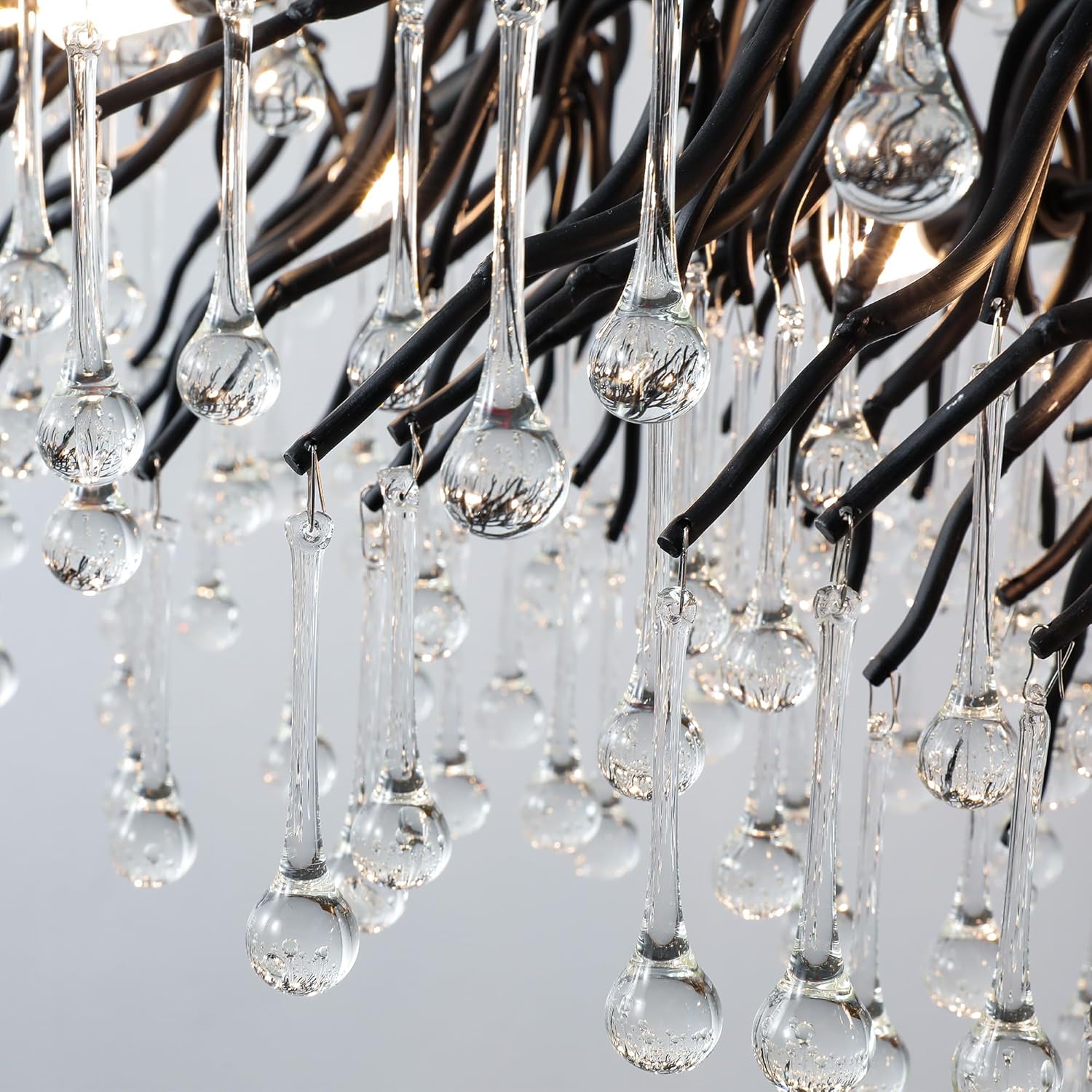 63" Black 15 - Light Modern Crystal Tree Branch Chandelier - Camilalamps - CA-B0BXN9SB16