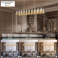 60 Inch Gold Chandelier, Wagon Wheel Chandelier with Glass Shade, 20 - Lights Large Round Modern Farmhouse High Ceiling Pendant Lighting Fixture for Dining Room, Living Room, Kitchen, Foyer - Camilalamps - B0CNRHR35D
