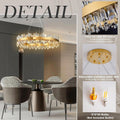 Modern Gold 2 - Tier Crystal Chandelier with 20 E12 Bulbs - Camilalamps - CA-B0CT8M6Y38