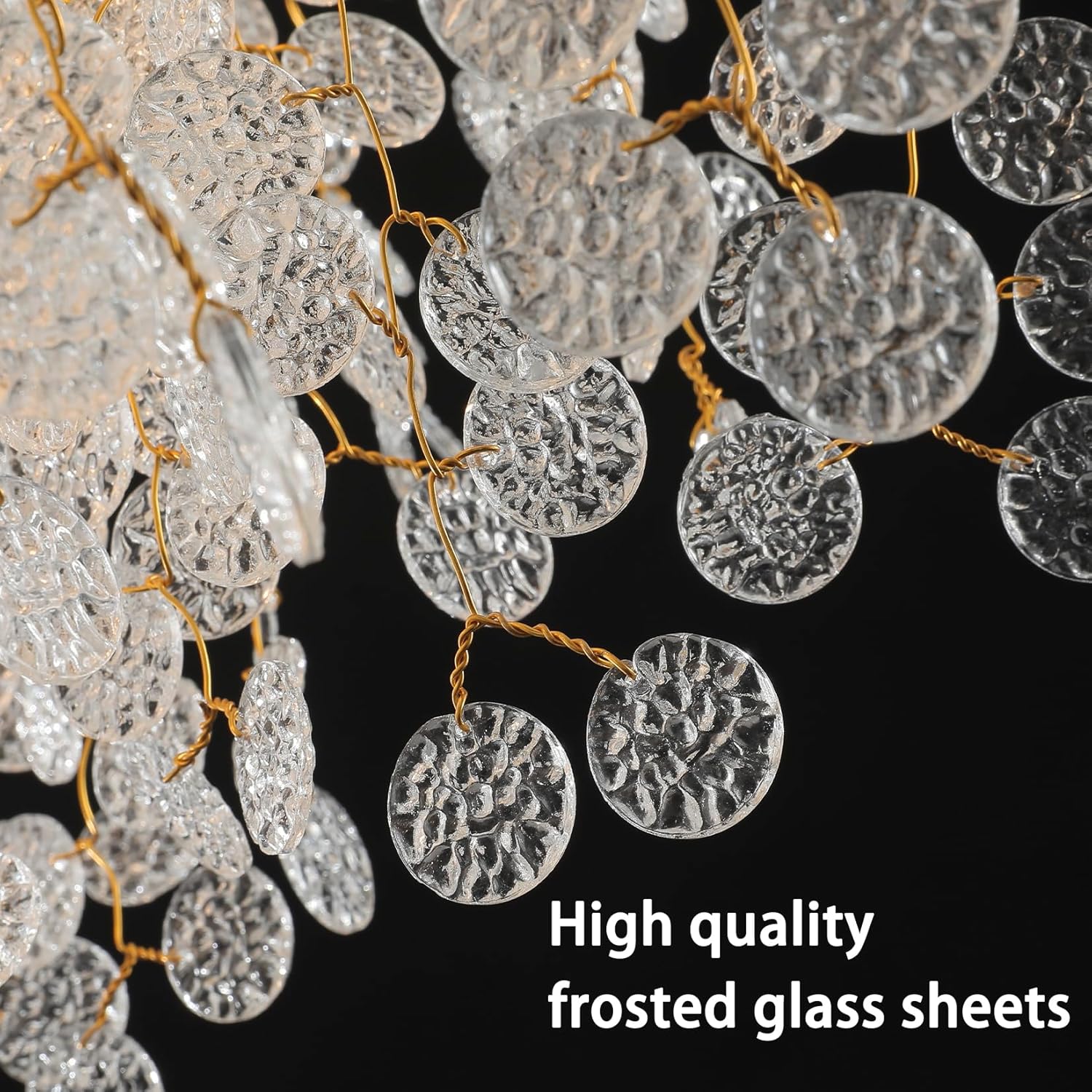 Gold Modern Tree Branch Crystal Chandelier 23.6" Round - Camilalamps - CA-B0C5T3V3FS