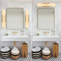 Luxury Alabaster Brass Wall Sconce Set of Two - Camilalamps - CA-B0CDP1MH17