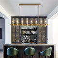 60 Inch Gold Chandelier, Wagon Wheel Chandelier with Glass Shade, 20 - Lights Large Round Modern Farmhouse High Ceiling Pendant Lighting Fixture for Dining Room, Living Room, Kitchen, Foyer - Camilalamps - B0CNRHR35D