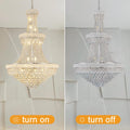 Chrome 24 - Light Crystal Chandelier for High Ceilings - Camilalamps - CA-B0FPX75D2H