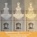 Chrome 24 - Light Crystal Chandelier for High Ceilings - Camilalamps - CA-B0FPX75D2H