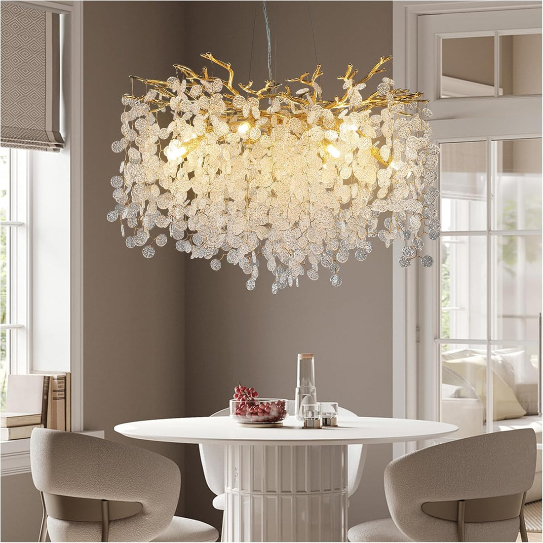 30 - Inch Modern Tree Branch Crystal Chandelier for Dining Rooms - Camilalamps - CA-B0C5T33C4F