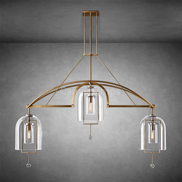 Fulcrun Linear Chandelier 73" 3-Lights