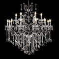 Black Large K9 Crystal Chandelier 18 - Lighting Maria Theresa Chandeliers Luxury Modern High Ceiling Candle Chandelier Pendant Light Fixture 41