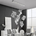 Acrylic Lace 6 Light Chandelier - Camilalamps - CA - CH25626108