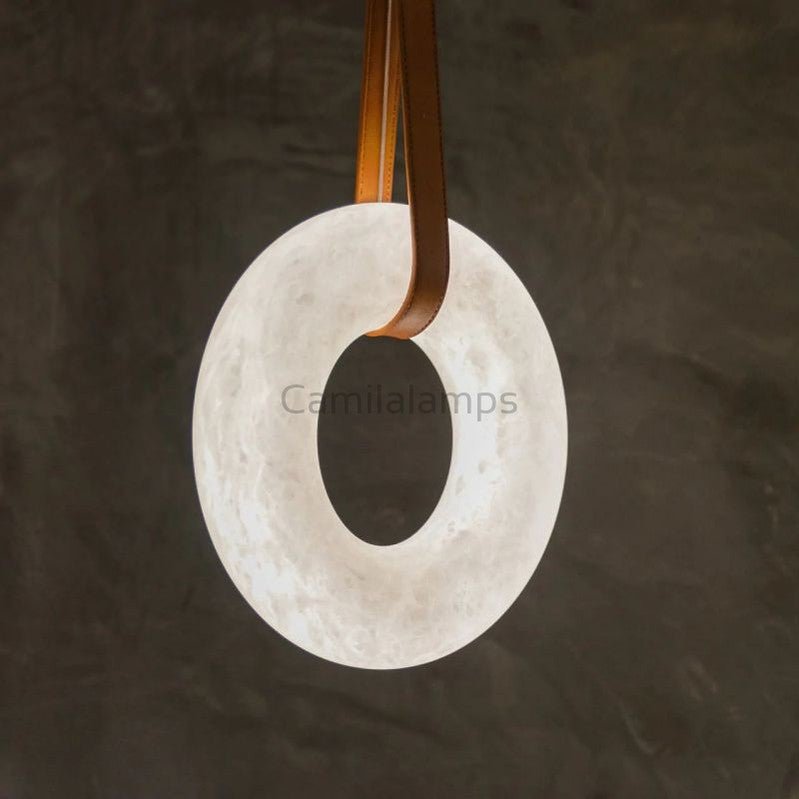 Charlene Marble Halo Circle Light - Camilalamps - ALA - 1