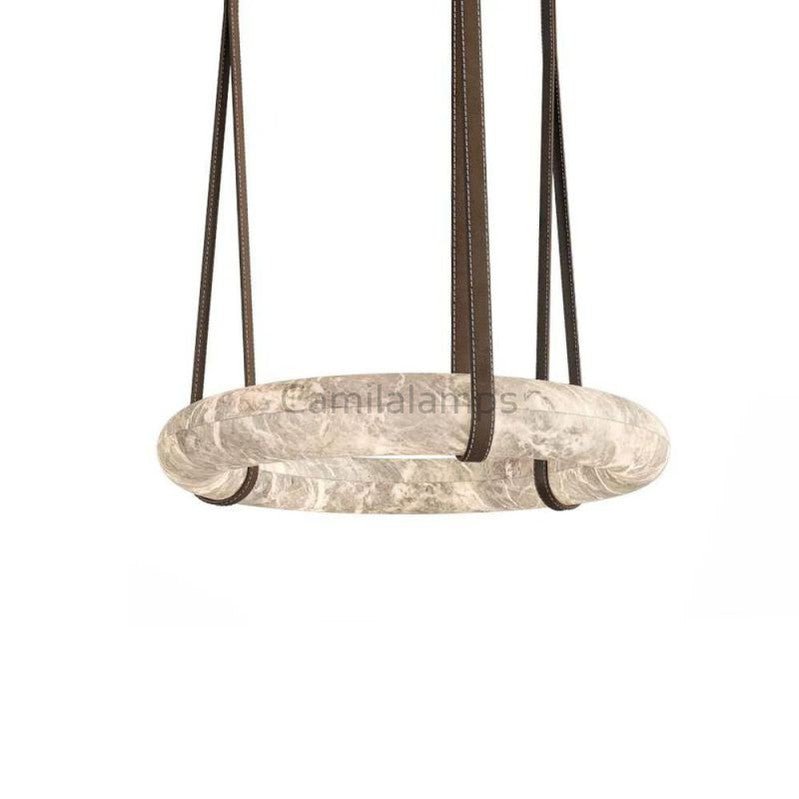 Charlene Marble Halo Circle Light - Camilalamps - ALA - 1