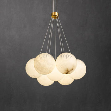 Rowena Alabaster Globe Art Chandelier